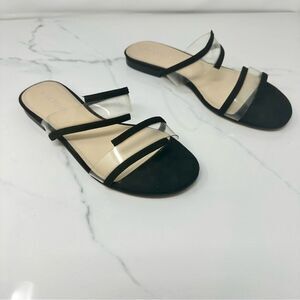 Marc Fisher Clear Sandals- Size 7